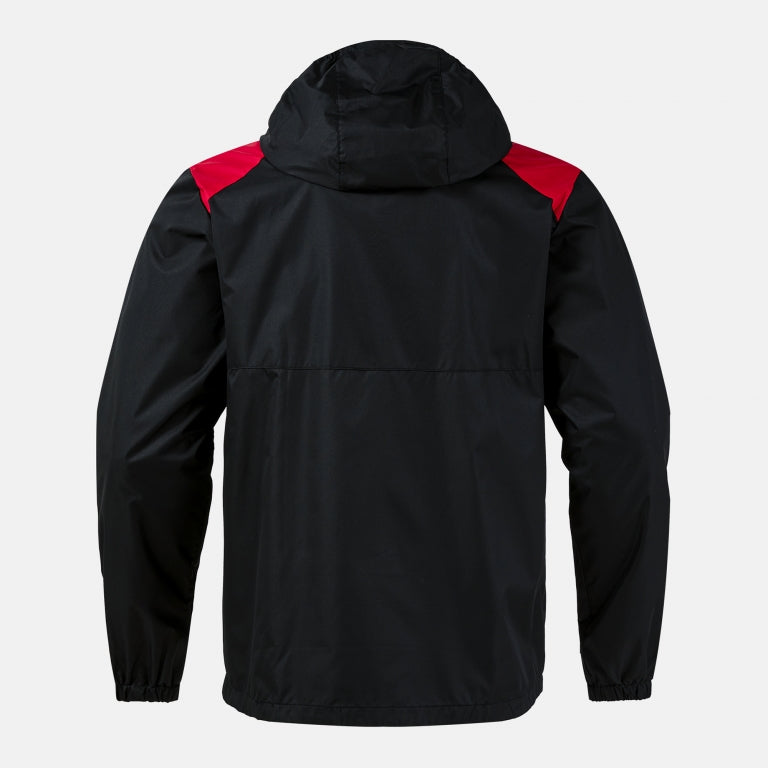 Joma Trivor 2 Rain Jacket Black Red Junior