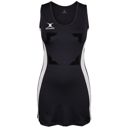 Gilbert Eclipse II Netball Dress Black White