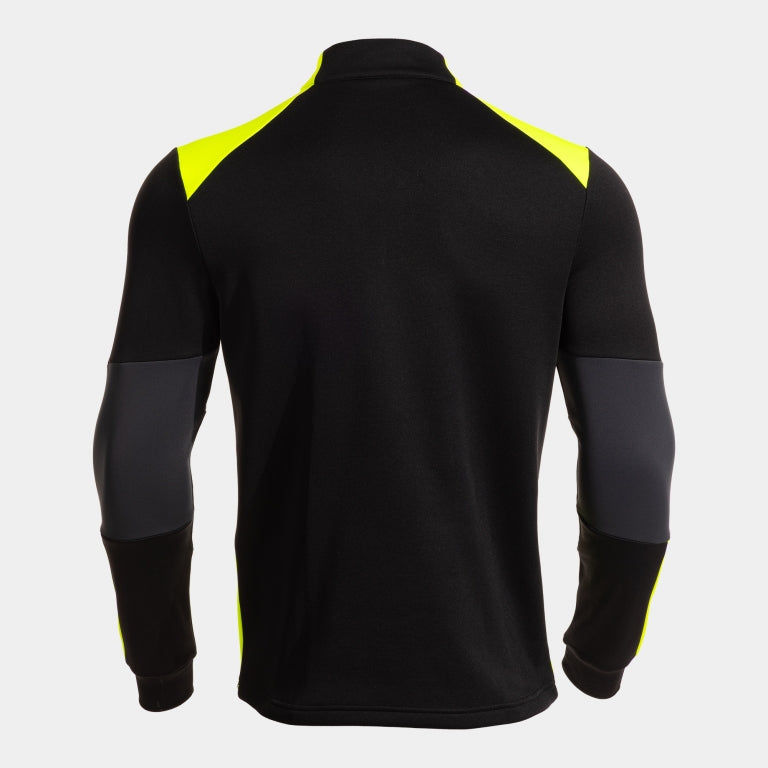 Joma Danubio 4 1/4 Zip Black Yellow Adult