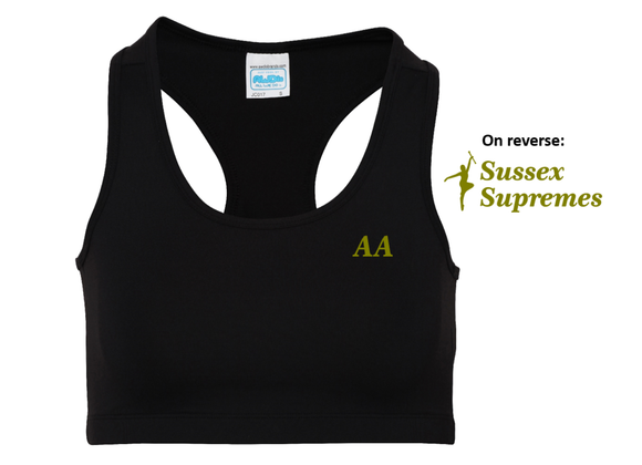 Sussex Supremes Crop Top Black (AWD)