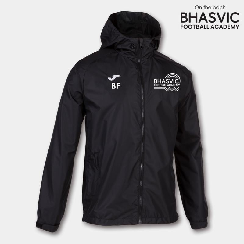 BHASVIC FOOTBALL Rain Coat Black (Cervino)