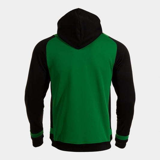 Joma Lider Hoodie Green Black Adult