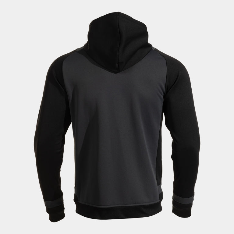 Joma Lider Hoodie Grey Black Junior