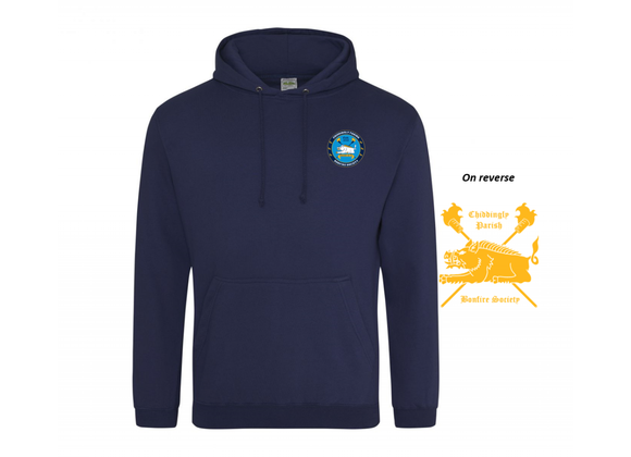 Chiddlingly Parish Bonfire Society Hoody Navy Junior (JH)