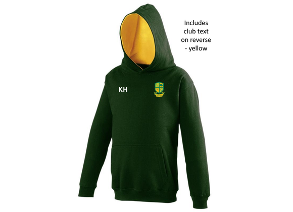 Keymer & Hassocks Hoody Junior Bottle/Yellow (Varsity)