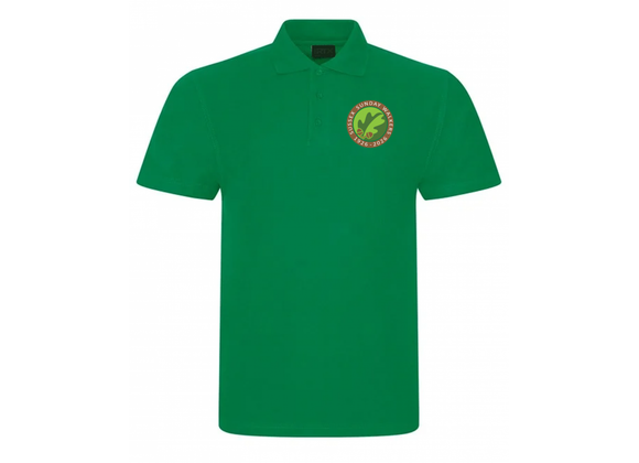 Sussex Sunday Walkers Cotton Polo Kelly Green (AQ15)