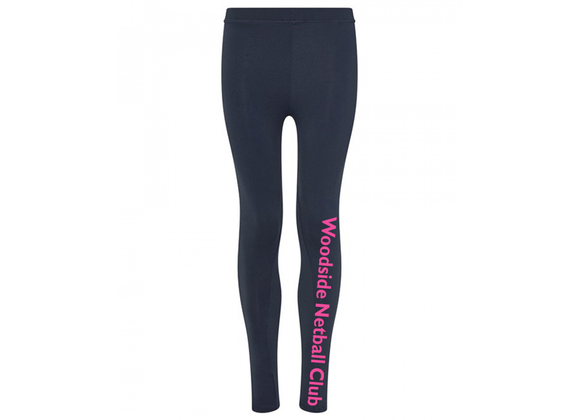 Woodside Netball Club Leggings Navy Junior (JC)