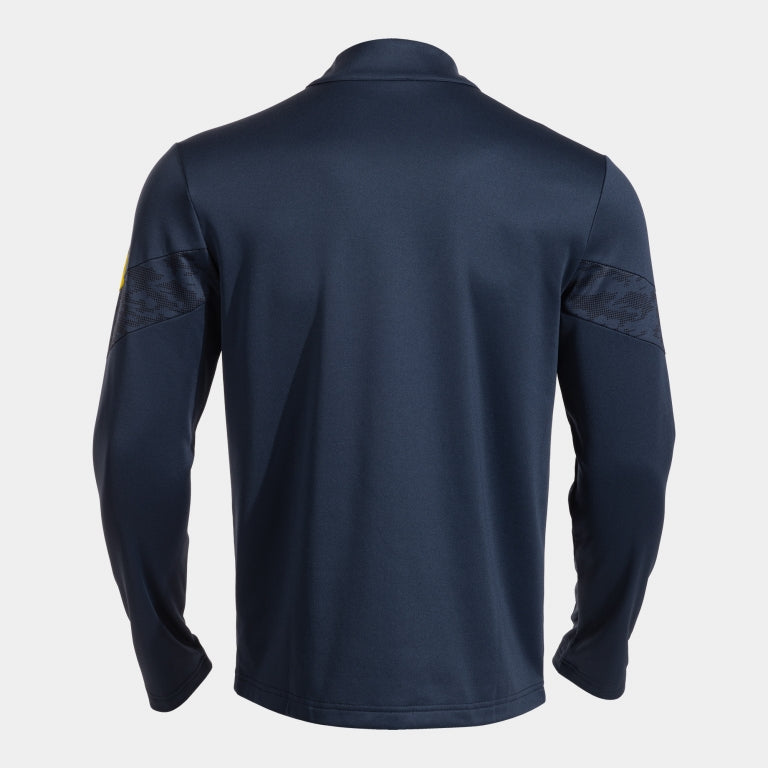 Joma Championship 8 1/4 Zip Navy Yellow Junior