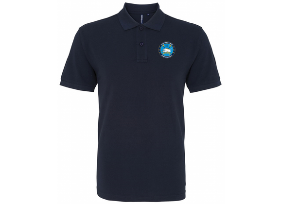 Chiddlingly Parish Bonfire Society Polo Shirt Adult Navy (AQ010)