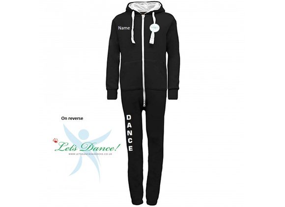 Lets Dance Onesie Adult Black