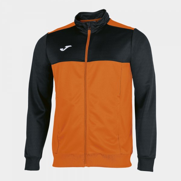 Joma Winner Track Jacket Orange Black Junior