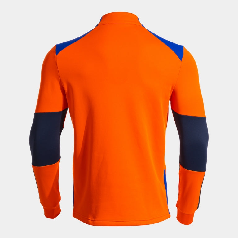 Joma Danubio 4 1/4 Zip Orange Royal Navy Junior