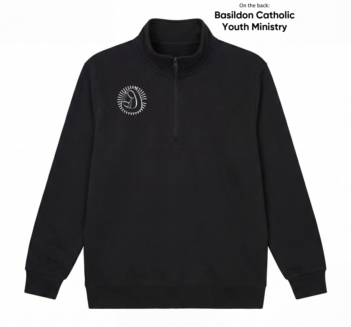 Our Lady and All Saints Youth Staff 1/4 Zip Black (UC)