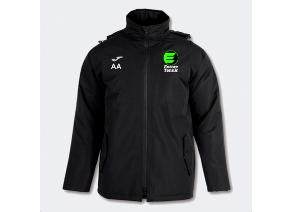 Encore Tennis Rain Jacket Black Junior (Trivor)