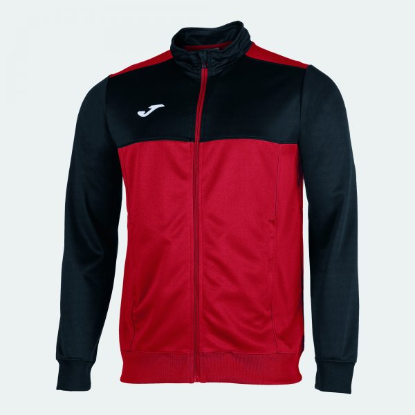 Joma Winner Track Jacket Red Black Junior