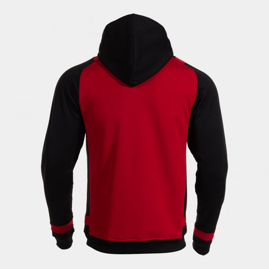 Joma Lider Hoodie Red Black Adult