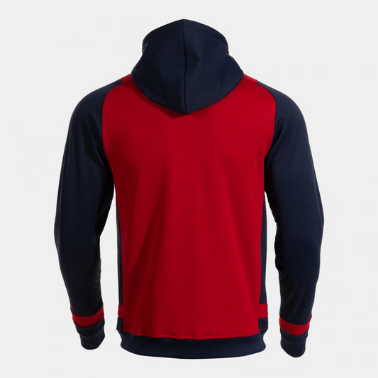 Joma Lider Hoodie Red Navy Adult