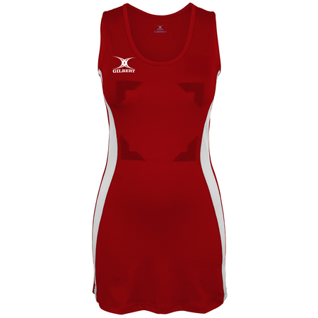 Gilbert Eclipse II Netball Dress Red White