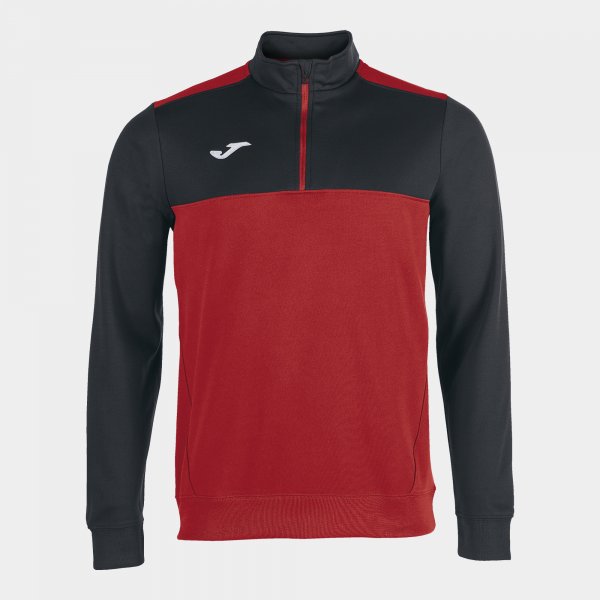 Joma Winner 1/4 Zip Red Black Junior