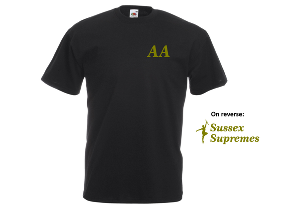 Sussex Supremes Tee Black Adult (UC)