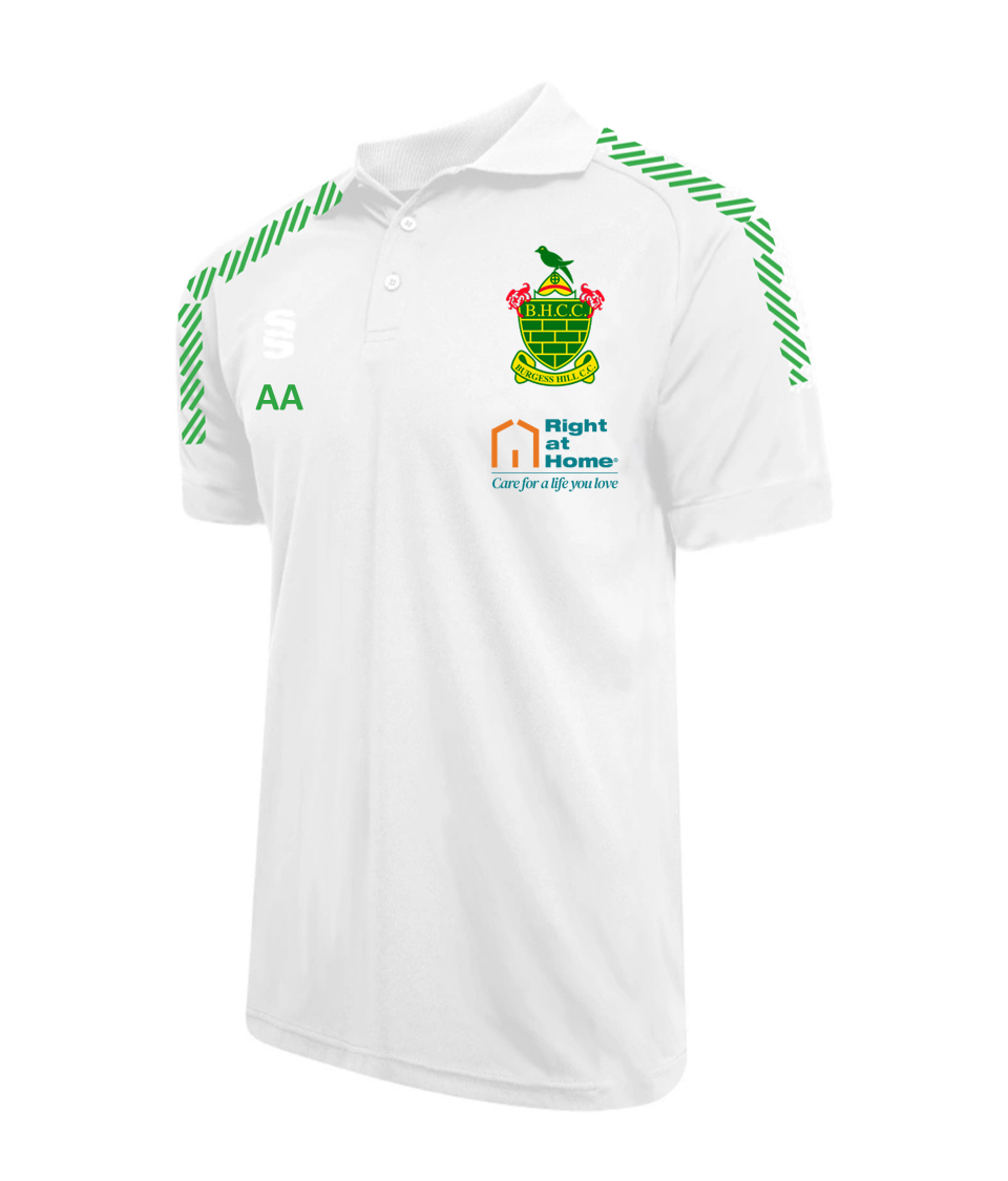 Burgess Hill Cricket Club Polo Shirt Adults (Dual)