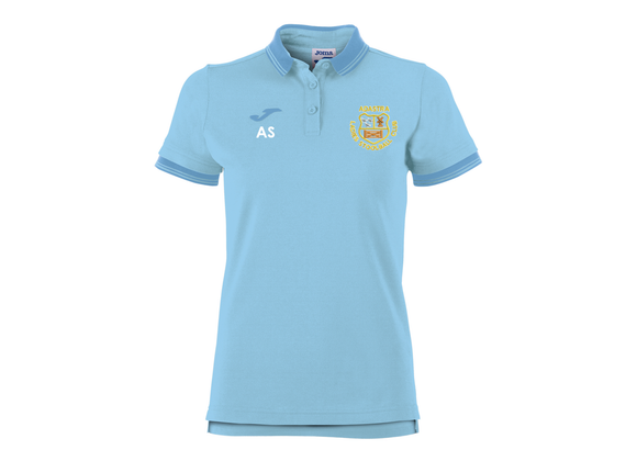 Adastra Stoolball Cotton Polo Womens Fit Sky (Bali 2)