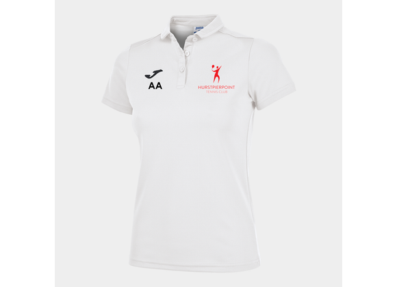 Hurstpierpoint Tennis Club Polo Shirt White Womens (Hobby)