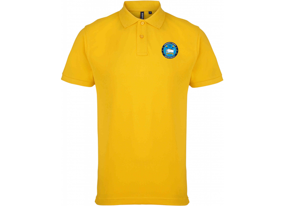 Chiddlingly Parish Bonfire Society Polo Shirt Adult Yellow (AQ010)