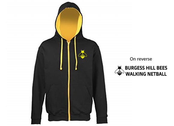 Burgess Hill Bees Zipped Hoody
