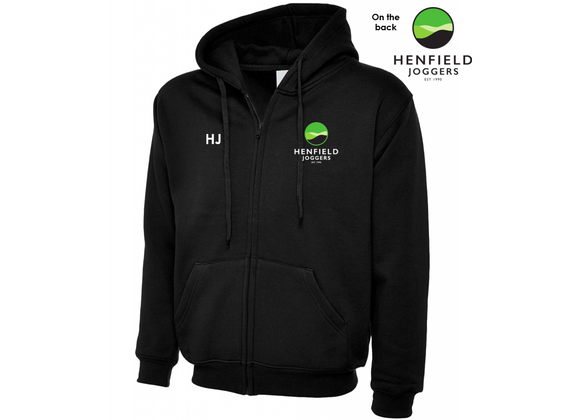 Henfield Joggers Zipped Hoody Black Adults (UC)