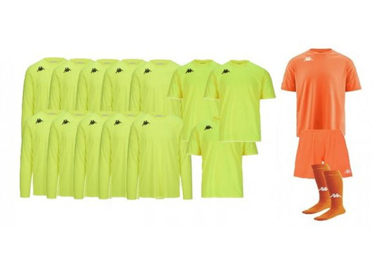 SALE - 13 x Kappa Shirts plus GK Full Kit PRINTED size 14 year old and Small Adult