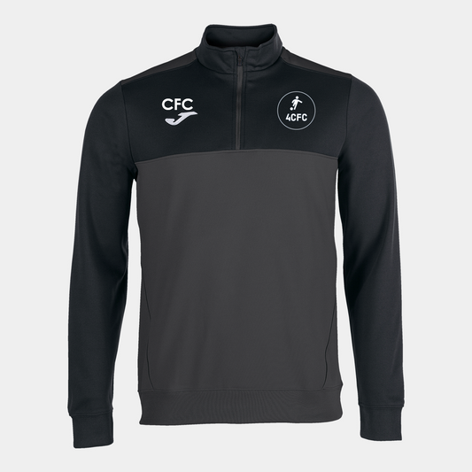 4CFC Academy 1/4 Zip Grey/Black Adult (Winner)