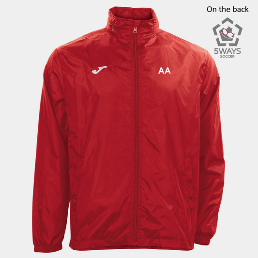 5 Ways Soccer Shower Jacket Red Junior (Rain)