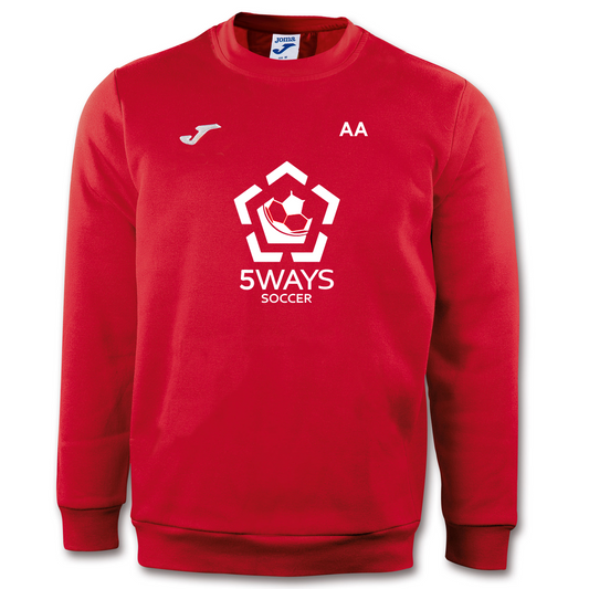 5 Ways Soccer Sweatshirt Red Adult (Cairo)