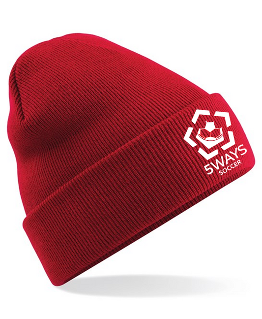 5 Ways Soccer Winter Hat Red