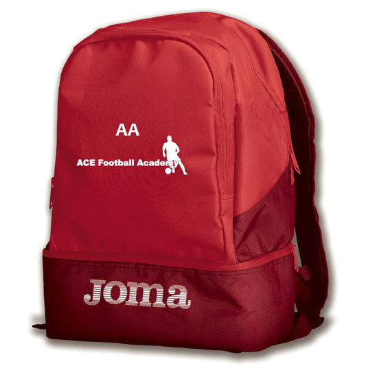 ACE Football Academy Backpack Red (Estadio)