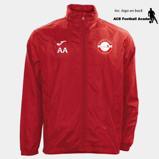 ACE Football Academy Shower Jacket Red Junior (Rain)