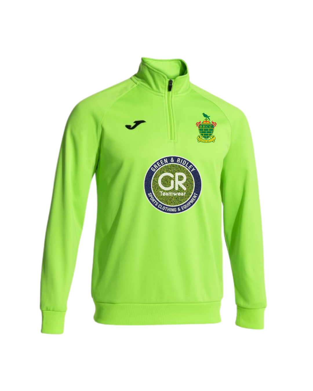 BHCC Fri Night Training 1/4 Zip Flou Green Adult (Faraon)