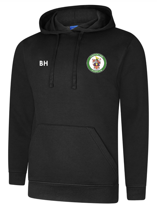 Burgess Hill Town FC Hoody Adults Black (Uneek)