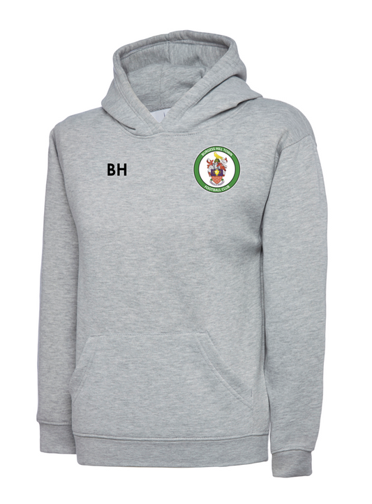 Burgess Hill Town FC Hoody Grey Junior (Uneek)