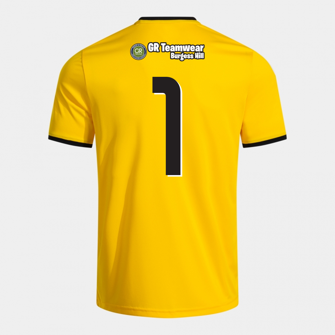 Barnhurst Lane Lions GK Match Shirt Junior Yellow/Black (Premium)
