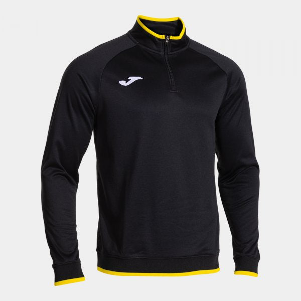 Joma Combi Premium 1/4 Zip Black Yellow Junior