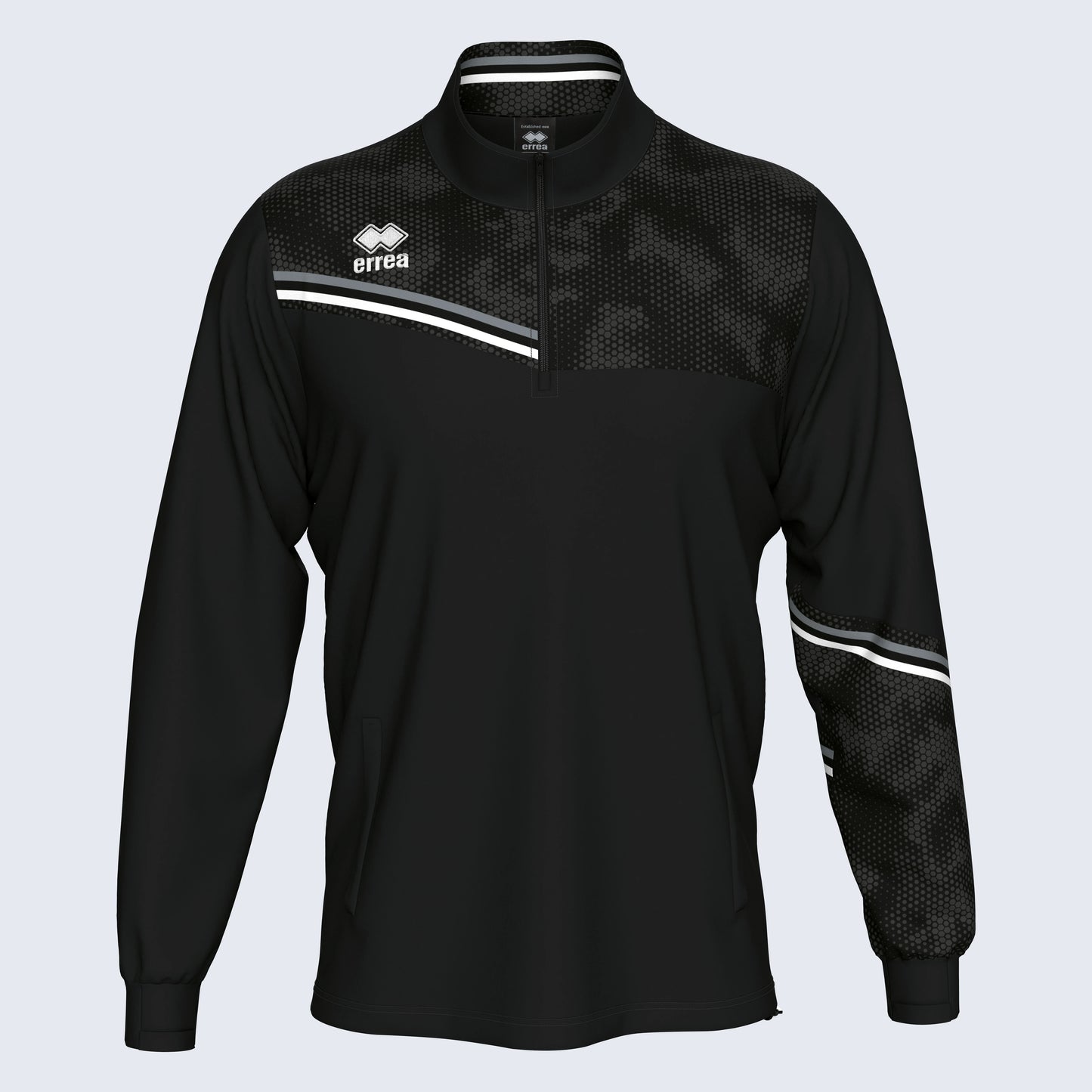 Errea Elias 1/4 Zip Black Junior