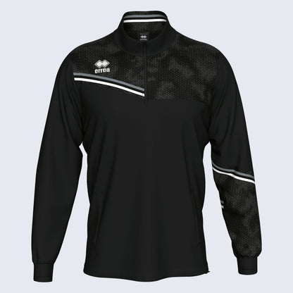 Errea Elias 1/4 Zip Black Junior