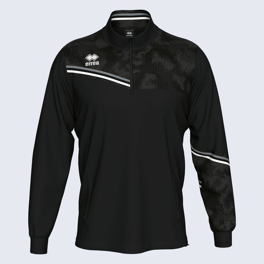 Errea Elias 1/4 Zip Black Junior