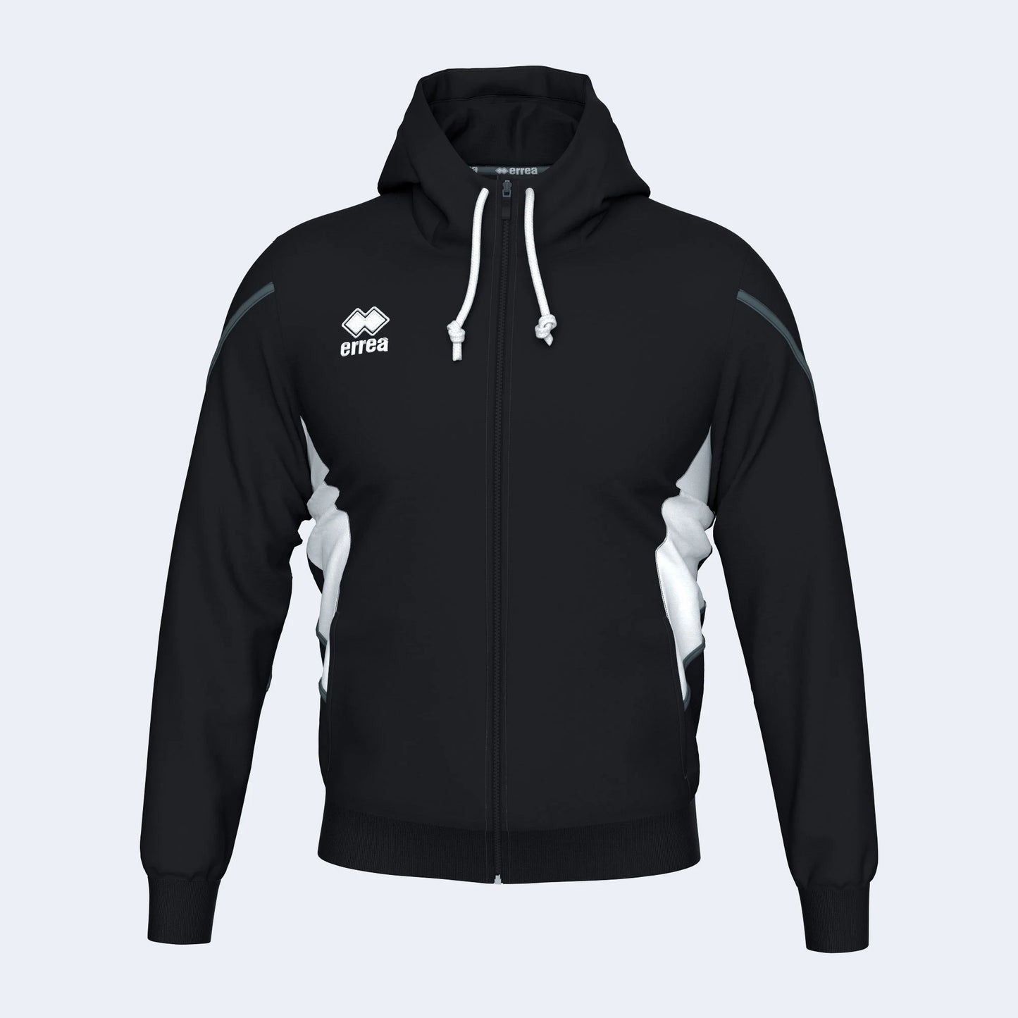 Errea Clancy Zip Hoodie Black Adult