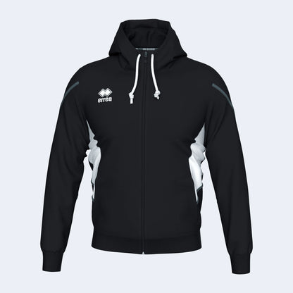 Errea Clancy Zip Hoodie Black Adult