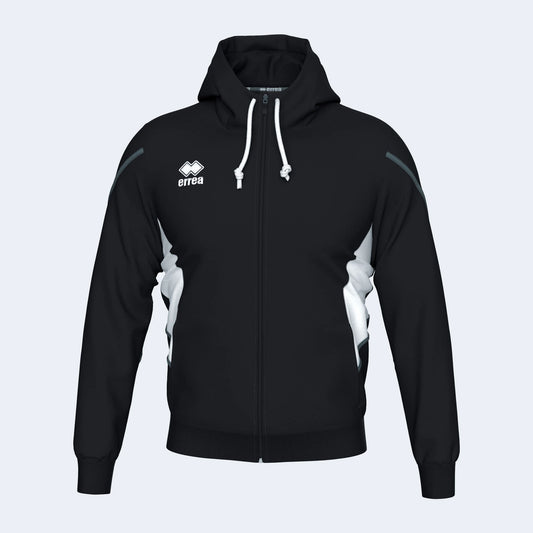 Errea Clancy Zip Hoodie Black Junior