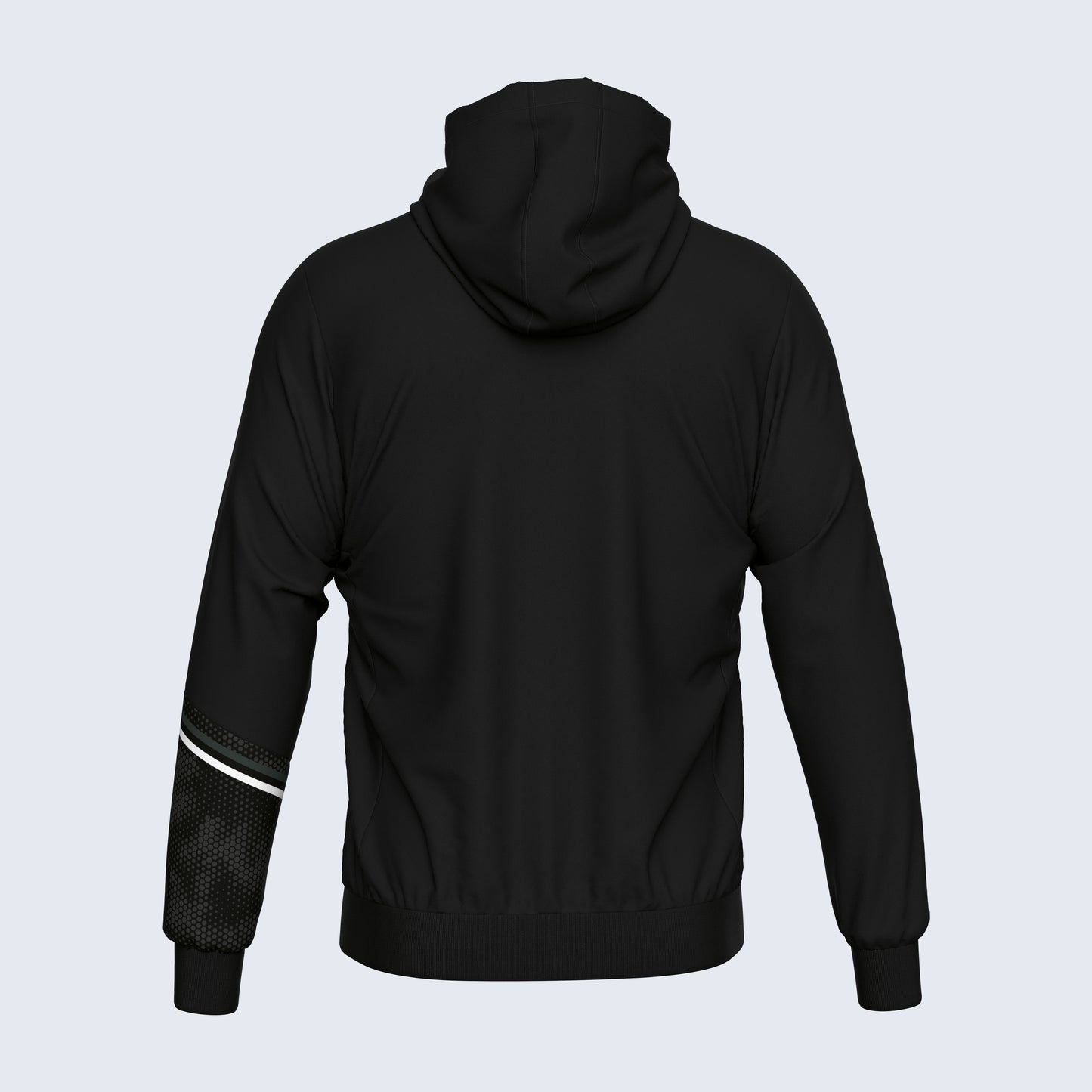 Errea Eber Zip Hoodie Black Adult