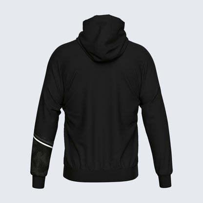 Errea Eber Zip Hoodie Black Adult